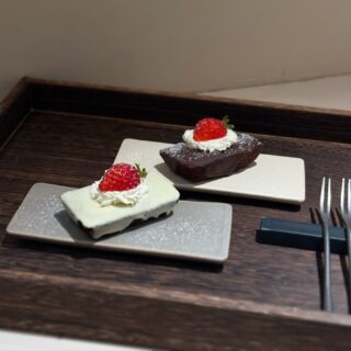 White chocolate financier & Double Chocolate financier …